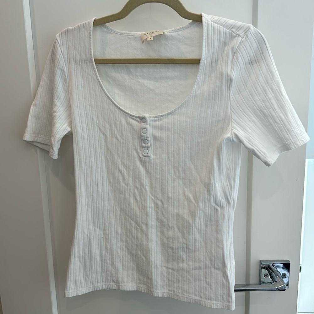 Sezane ribbed tee